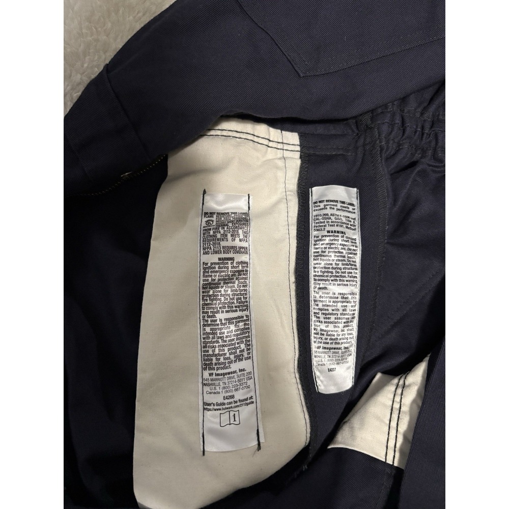 Westex‎ UltraSoft FR Coveralls HRC2 Flame Resistant Reflective Safety Work 50 OR - Picture 10 of 10